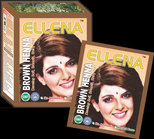 Ellena Brown Henna Hair color