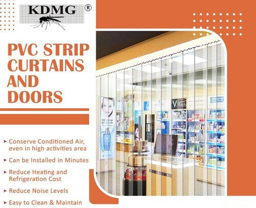 Plain Transparent PVC Plastic Strip Curtains