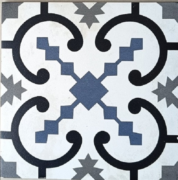 Printed Flooring Tile For Interior - Ceramic Tiles , Multi Color, Non-Slip | Durable, Good Quality, Quality Material, Cost Effective