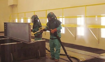 Semi Automatic Shot Blasting Machine - 440 AC Power, 7 Bar Pressure | Effortless Blasting for Small to Medium Workpieces, Variable Speed, Durable Build, Easy Operation, Reduced Labor Costs