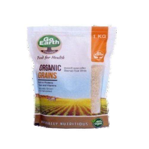 Medium Grain Basmati Rice White 1 Kg By GO EARTH ORGANIC