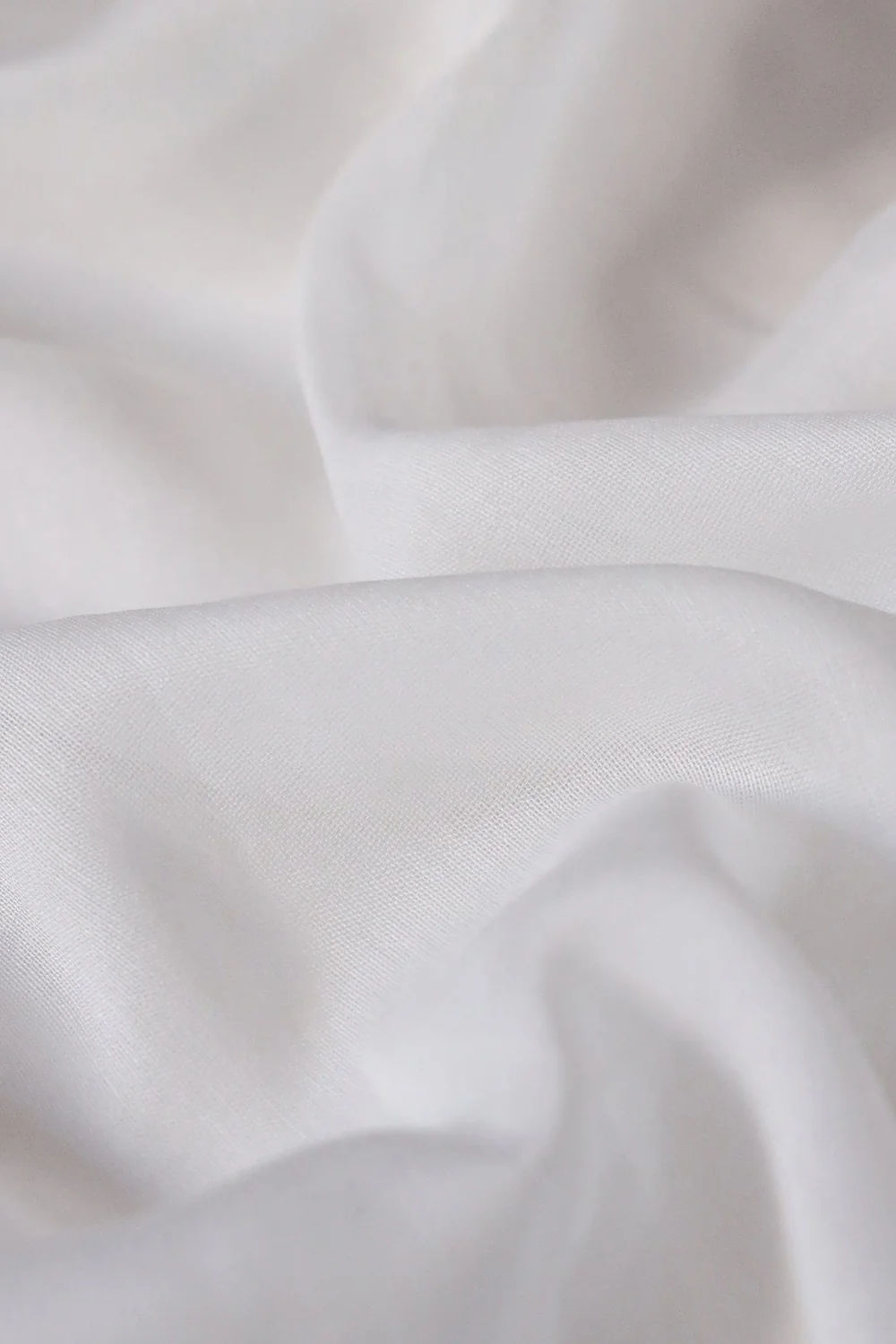 Viscose Chanderi Silk Dyeble Fabric - Color: White Rfd