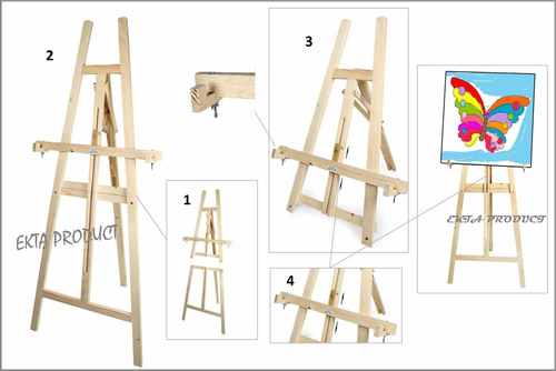 Portable Display Stand 5 Feet No Assembly Required