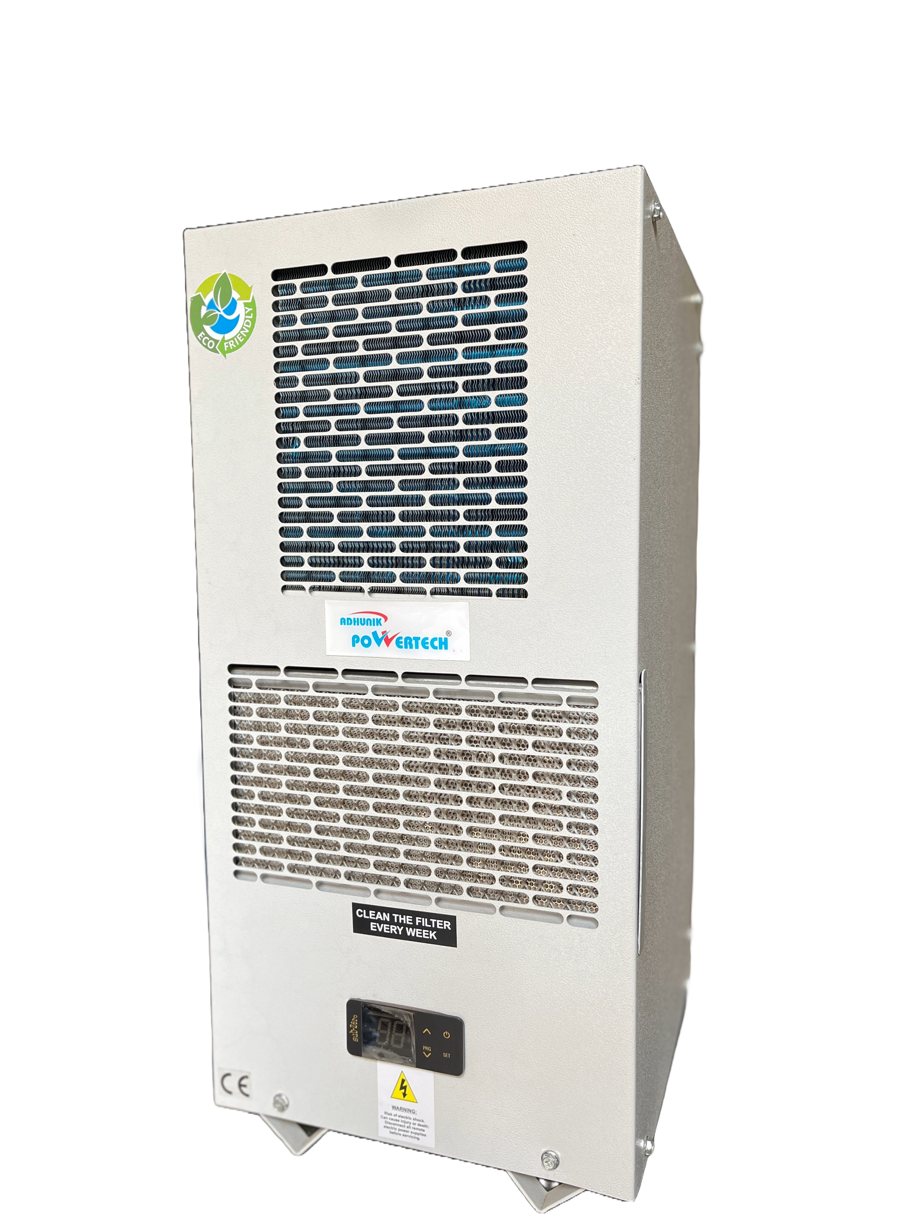 Tower Air Conditioner - MS Powder Coated Body, 30 Kg Weight | White Color, 230V Voltage, Cooling Function, Non-Inverter Design