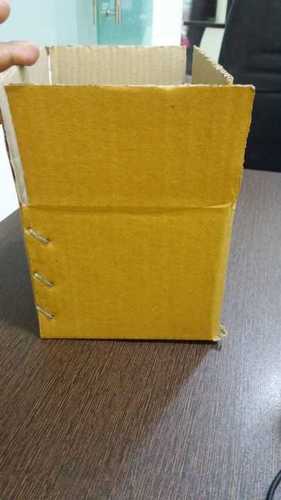 Corrugated Paper Packaging Box - Light Weight Square, Eco-Friendly Brown Design for Easy Storage and Transportation