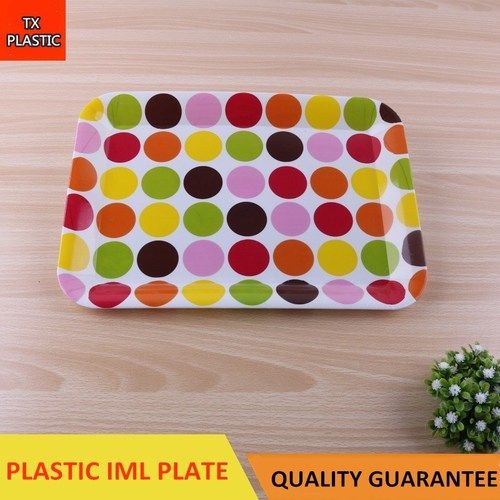 TX317-6 Plastic Rectangular IML Tray