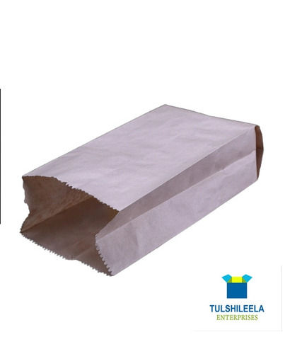 Food Grade Tear Resistant White Paper Bags Max Load: 25  Kilograms (Kg)