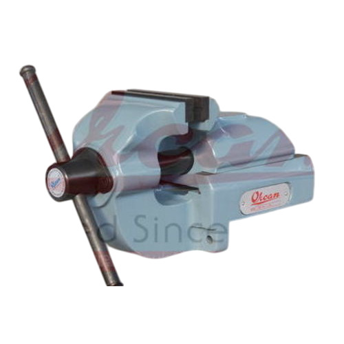 Rear Jaw Sliding Bench Vice - Color: Grey