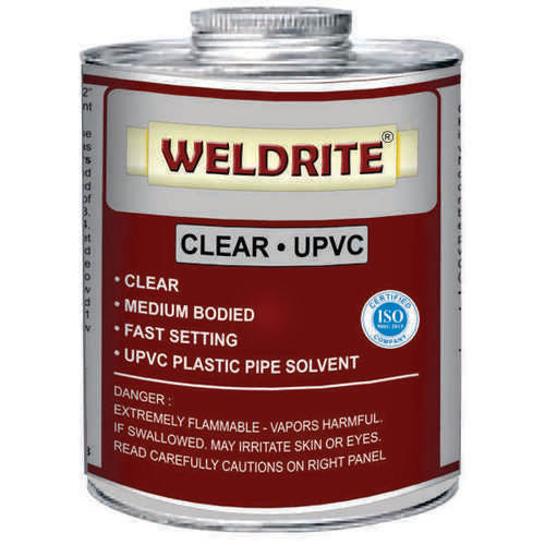 Weldrite UPVC Medium Clear Solvent Cement