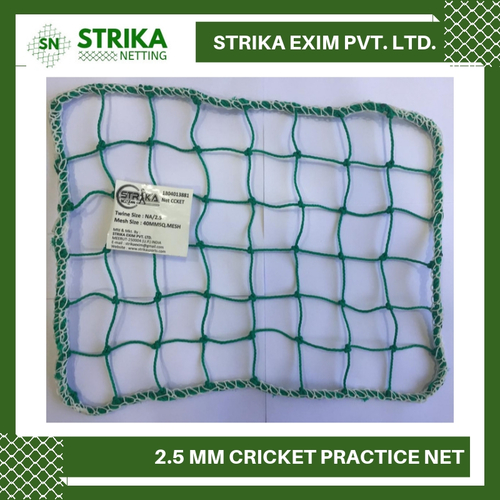 ग्रीन 2.5 एमएम क्रिकेट प्रैक्टिस नेट नायलॉन (हरा)