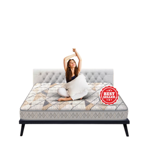 Nature Fresh Rubberised Coir Mattress - Fabric Type: Jacquard