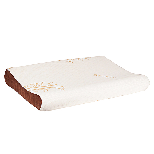 I-Bamboo Contoura Memory Foam Pillow - Color: White