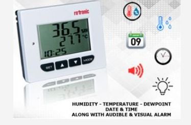 Digital Rotronic Thermo Hygrometer Humidity: 0 To 100% Rh