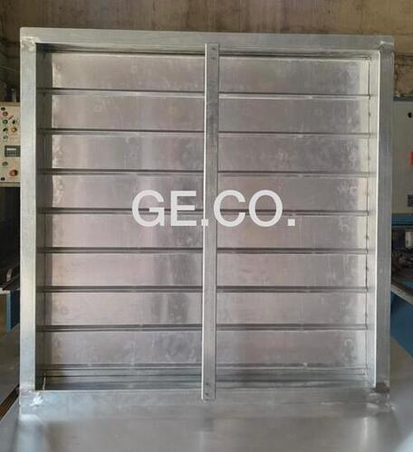 Corrosion Proof Rectangle Metal Gravity Louver