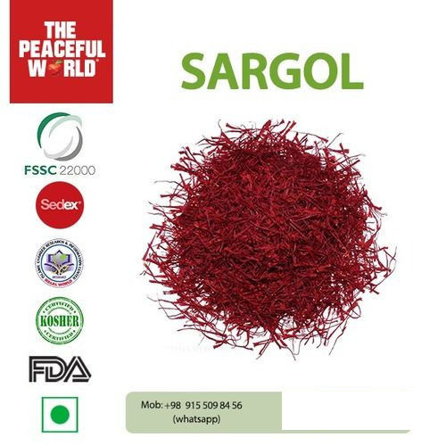 Red Pure And Natural Sargol Saffron