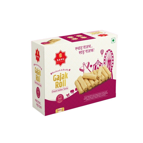 Sahu Gajak Roll - Jaggery & Sesame Seed, Regular Size Sweet Treats