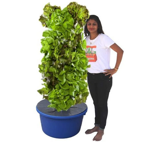 Various Colors Aeroponic Tower For Kitchen And Rooftop Gardening