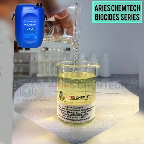 Cit Mit Based Biocide - Yellow Liquid, High Purity | Broad-Spectrum Microbial Inhibitor for Cooling Towers