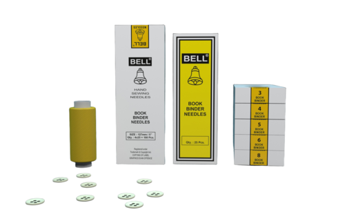 Bell Book Binder Needles - Color: Silver