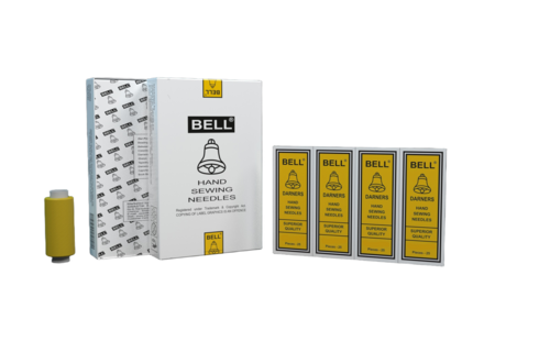 Bell Darner 3.5 Inch Hand Sewing Needles - Color: Silver