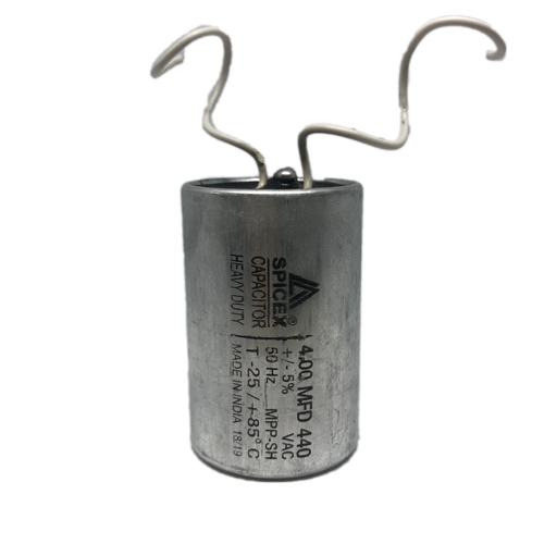 Oil Filled Aluminium Capacitors For Ceiling Fan And Motor Capacitance: 4