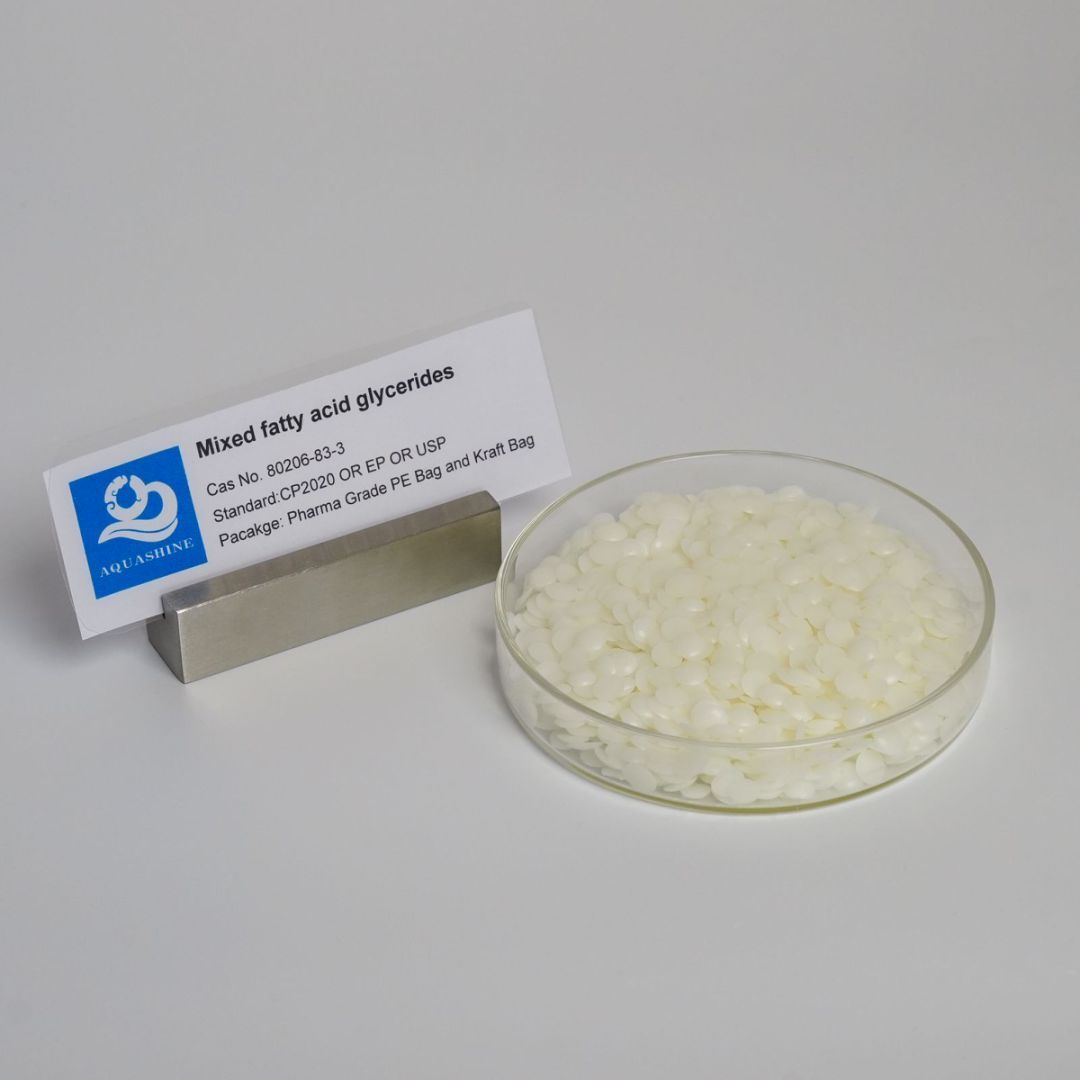 White Pharmaceutical Grade Mixed Fatty Acid Glyceride