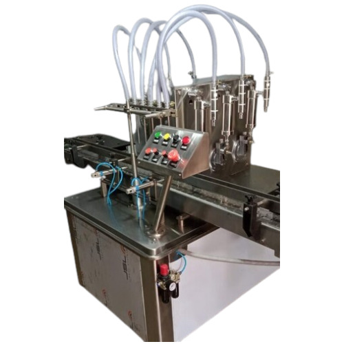 Automatic Electric Liquid Filling Machine - Silver, 150 kg | Compact Design, Efficient Power Saving, Easy Maintenance