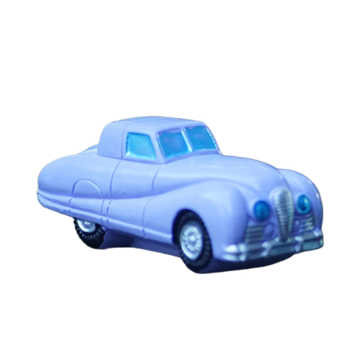 नीला हस्तनिर्मित राल कार पॉट