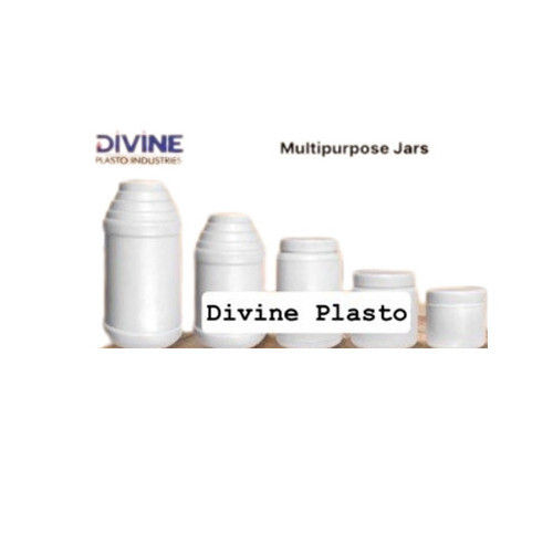 White Color Plastic Humic Jars Hardness: Rigid