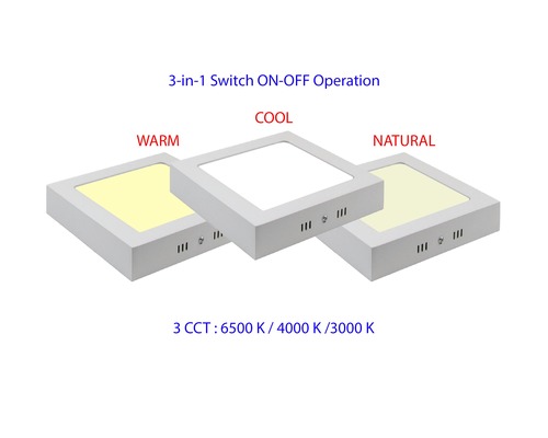 3cct Led Surface Panel With 1 Year Warranty Application: Indoor Lighting