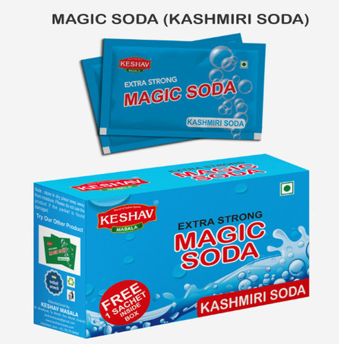 Kashmiri Soda Mix - 10 Sachets Per Box | Instant Relief from Gas & Acidity, Ideal for Chhas and Limbo Soda
