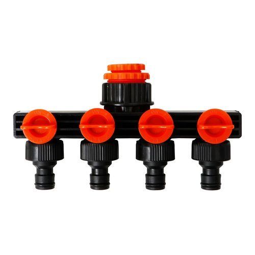 Tallin ABS Plastic Faucet Hose Pipe Connectors Splitter Drip For Garden Home Irrigation Painted Finish