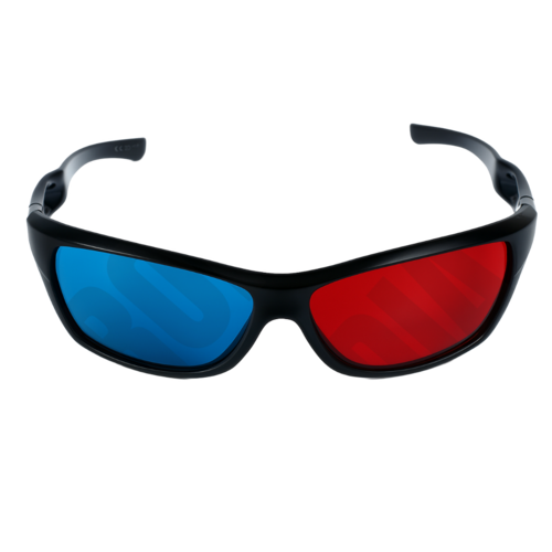 फैशन सनग्लासेस Bluetooth रिचार्जेबल काला 3D चश्मा
