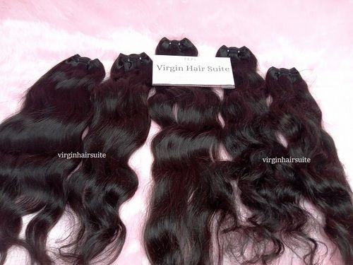 Black Unprocessed Virgin Natural Human Hair