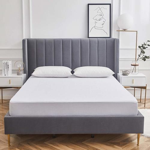 Double Bed Dust Proof Grey Mattress Protector