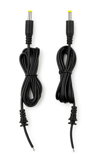 Dc Pin Adapter Lead Wire (Dot-Dot Print) - Color: Black