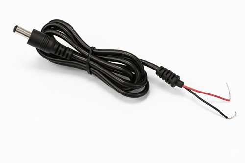 DC Straight Lead Wire - Copper & PVC, Black | Lightweight, Durable, Short Circuit Protection, Fine Finishing