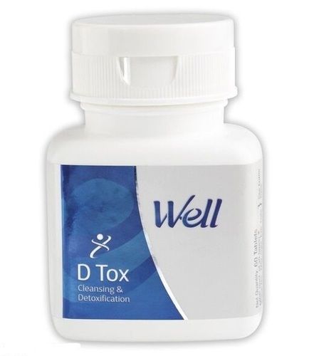 Anti-Oxidants Well D Tox Cleansing And Detoxification, 60 Tablets, Packaging Bottle