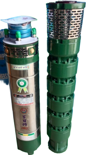 V6 Borewell Submersible Pump - Color: Multi Color