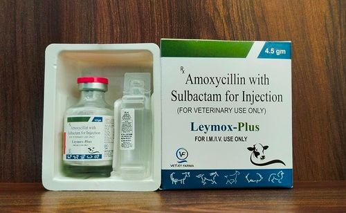 Amoxycillin With Sulbactam For Veterinary Injection 4500 Mg