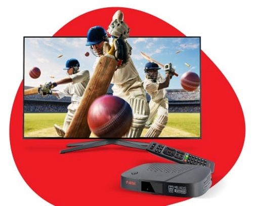 Plastic Hd Hdmi Airtel Dth Hdmi Airtel Digital Tv Hd Set Top Box With Remote