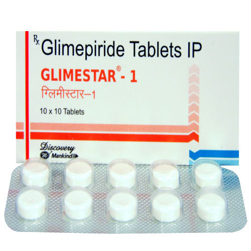 Glimepiride Tablets Ip, Pack Of 10X10 Tablets General Medicines