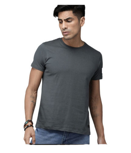 Mens Regular Fit And Round Neck Short Sleeves Plain Cotton T Shirt  Age Group: 18 Years Above