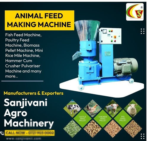 Animal Feed Pellet Making Machine with 1 Year of Warranty