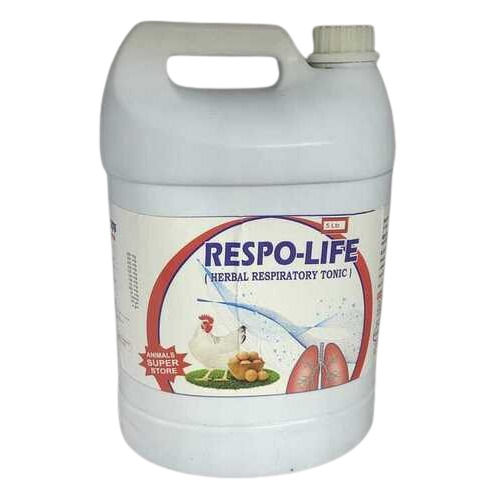 Respo-Life Herbal Respiratory Tonic Animal Feed Supplement 5 Liter Pack Promote Growth Efficacy