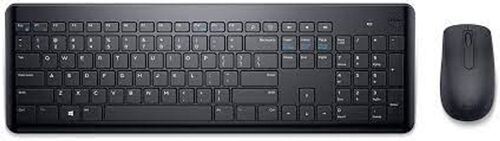 Sleek Design Black Wireless Keyboard And Mouse