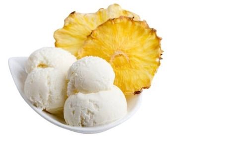 Hygienically Packed Mouth-Melting Pine Apple Flavor White Fruit Ice Cream