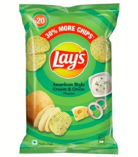 40 Gram Crispy And Tasty American Style Cream Onion Lays Potato Chips