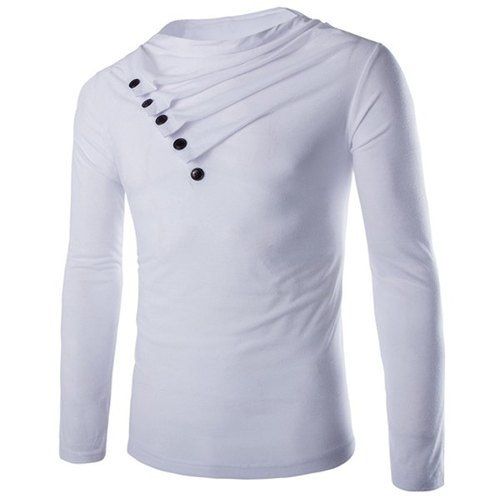 Full Sleeves Designer Cotton T- Shirt For Mens