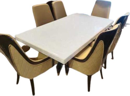 Luxury Modern Marble Dining Table With Seating Capacity Of 6 Seater